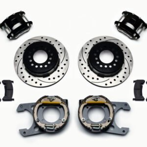 Wilwood D154 P/S Park Brake Kit Drilled Chevy C-10 2.42 Offset 5-lug