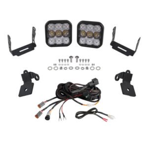 Diode Dynamics 20-Present Polaris RZR A-Pillar LED Pod Kit SS5 Pro - White Combo