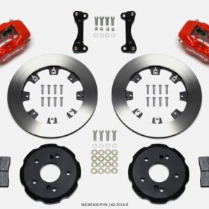 Wilwood Forged Dynalite Front Hat Kit 12.19in Red 02-06 Acura RSX-5 Lug