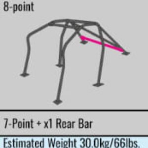 Cusco Safety 21 2-Passenger 8-Point BLK Roll Cage 69-76 Datsun Fairlady Z S30 (S/O/No Cancel)