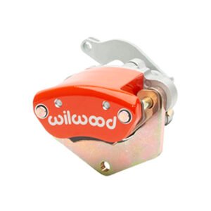 Wilwood Caliper-MC4 Mechanical-L/H - Red w/ Logo 1.19in Piston .81in Disc