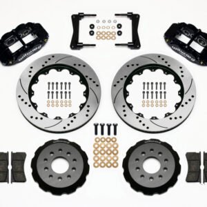 Wilwood Narrow Superlite 6R Front Hat Kit 14.00in Drilled 2005-2014 Mustang