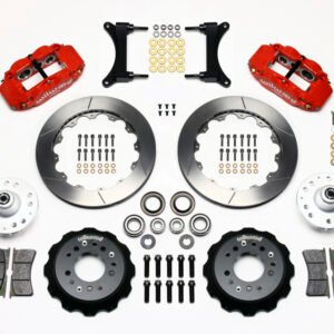 Wilwood Narrow Superlite 6R Front Hub Kit 12.88in Red 79-87 GM G Body