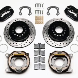 Wilwood Forged Dynalite P/S Park Brake Kit Drilled Ford 8.8 Special w/2.50in Offset-5 Lug