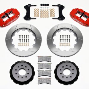 Wilwood Narrow Superlite 6R Front Hat Kit 14.00in Red 98-02 Camaro/Firebird