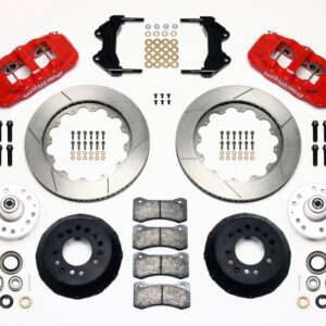 Wilwood AERO6 Front Hub Kit 14.00-Red WWE ProSpindle