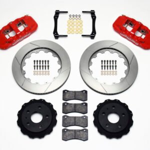 Wilwood AERO4 Rear Kit 14.25in Red 2010-2015 Camaro
