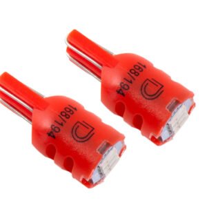 Diode Dynamics 194 LED Bulb HP3 LED - Red Short (Pair)