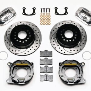 Wilwood Forged Dynalite P/S P-B Kit Drilled Polished New Big Ford 2.50in Offset