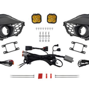 Diode Dynamics 2029 Ford Mustang GT SS3 Add-On Fog Lamp Kit Yellow Pro