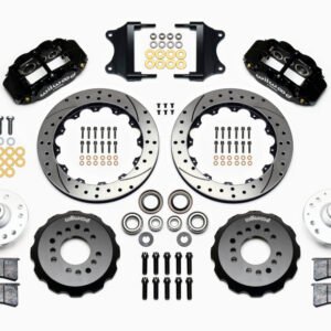 Wilwood Narrow Superlite 6R Front Hub Kit 12.88in Heidts Tri -5 2 inch Drop Spindle