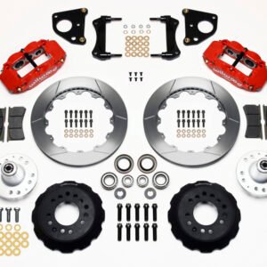 Wilwood Narrow Superlite 6R Front Hub Kit 12.88in Red 62-72 CDP B & E Body-Drum