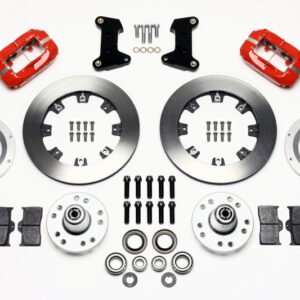 Wilwood Forged Dynalite Front Kit 12.19in Red 74-80 Pinto/Mustang II Disc Spindle only