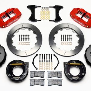 Wilwood Narrow Superlite 4R Rear P-Brk Kit 12.88in Red Chevy C-10 2.42 Offset 5-lug