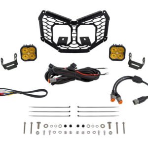 Diode Dynamics 17-24 Can-Am Maverick X3 Stage Series LED Grille Kit - Pro Yellow Fog