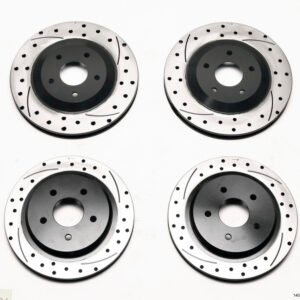 Wilwood Rotor Kit Front/Rear-Dimpled/Slotted 97-04 Corvette C5 All/ 05-13 C6 Base