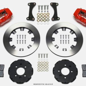 Wilwood Forged Dynalite Front Hat Kit 12.19in Red 90-99 Civic w/240 mm Disc
