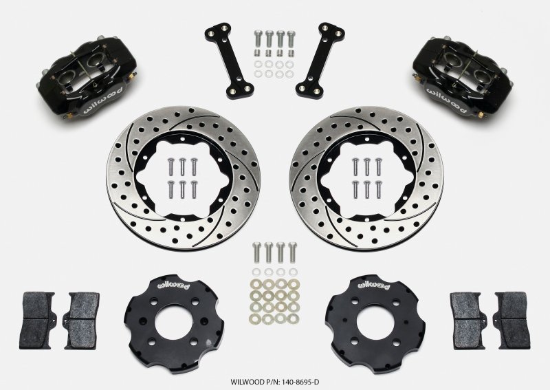 Wilwood Forged Dynalite Front Hat Kit 11.00in Drilled Integra/Civic w/Fac.240mm Rtr