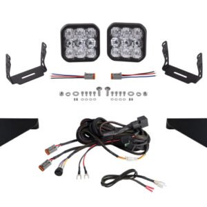 Diode Dynamics 21-22 Ford F-150 SS5 Bumper LED Pod Light Kit Sport - White Combo