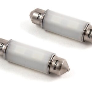 Diode Dynamics 41mm HP6 LED Bulb - Red (Pair)