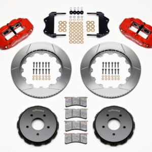 Wilwood Narrow Superlite 6R Front Hat Kit 14.00in Red 2004-2006 Pontiac GTO
