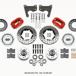 Wilwood Forged Dynalite Front Kit 11.00in Drilled Red 65-72 CDP C Body -Drum