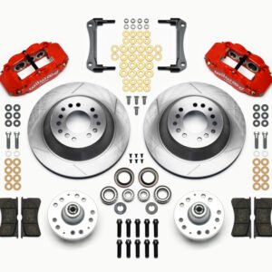 Wilwood Narrow Superlite 6R Front Hub & 1PC Rtr Kit 12.88in-Red 79-81 Camaro