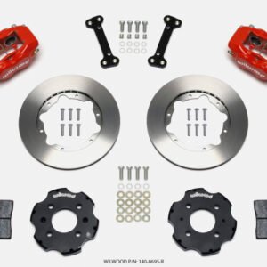 Wilwood Forged Dynalite Front Hat Kit 11.00in Red Integra/Civic w/Fac.240mm Rtr