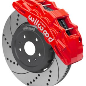 Wilwood SX6R Big Brake Dynamic Front Brake Kit 15in Drilled & Slotted Red 2020+ Chevy C8 Corvette