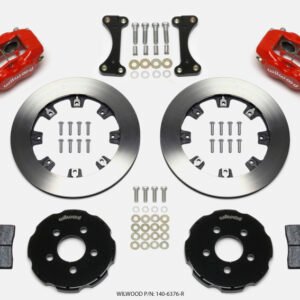 Wilwood Forged Dynalite Front Hat Kit 12.19in Red 00-04 PT Cruiser/03-04 SRT/4