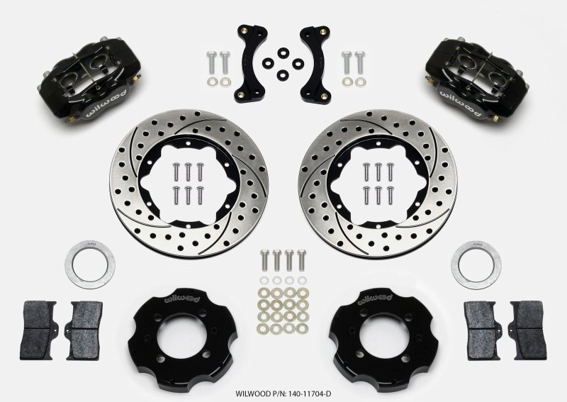 Wilwood Forged Dynalite Front Hat Kit 11.00in Drilled 95-05 Miata