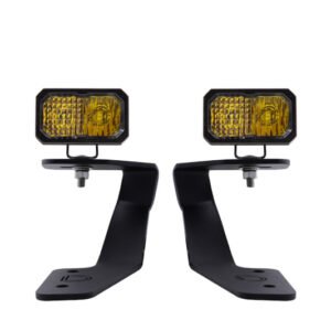 Diode Dynamics 18-21 Subaru Crosstrek Stage Series 2in LED Ditch Light Kit - Sport Yellow Combo