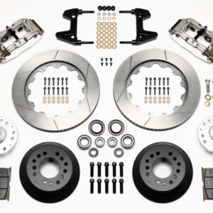 Wilwood Narrow Superlite 6R Front Hub Kit 14.00in Polished 74-80 Pinto/Mustang II Disc Spindle only