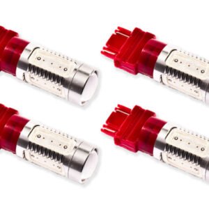 Diode Dynamics 07-13 GMC Sierra 1500 Rear Turn/Tail Light LED 3157 Bulb HP11 LED - Red Set of 4
