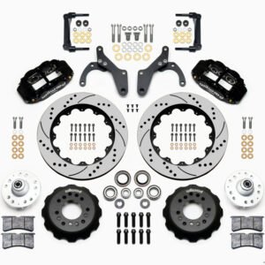 Wilwood Narrow Superlite 6R Front Hub Kit 14.00in Drilled 59-64 Chevy Impala / 63-64 Corvette