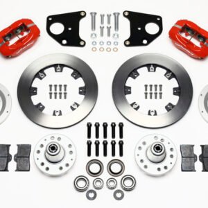 Wilwood Forged Dynalite Front Kit 12.19in Red 62-72 CDP B & E Body-Drum
