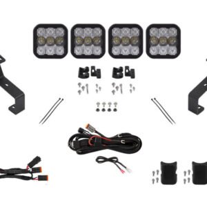 Diode Dynamics SS5 Grille CrossLink Lightbar Kit for 2019-Present Ram - Pro White Combo