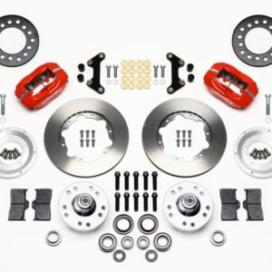Wilwood Forged Dynalite Front Kit 11.00in Red 49-54 Chevy / 53-62 Corvette