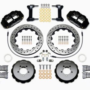 Wilwood Narrow Superlite 6R Front Hat Kit 13.06in Drilled 1999-2012 Subaru WRX w/Lines