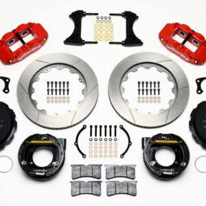 Wilwood Narrow Superlite 4R Rear P-Brk Kit 14.00in Red New Big Ford 2.50in Offset