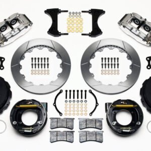 Wilwood Narrow Superlite 4R Rear P-Brk Kit 12.88in Polished Big Ford New Style 2.36in Offset