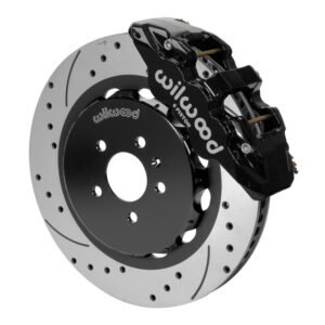 Wilwood AERO6 Front Kit 15.00in BBK - 08-12 Audi A4/A5/S5 - Drilled & Slotted Rotor