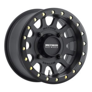 Method MR401 UTV Beadlock 14x7 / 5+2/38mm Offset / 4x136 / 106mm CB Matte Black Wheel