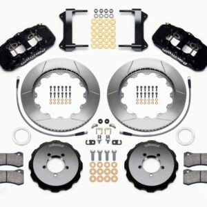 Wilwood AERO6 Front Hat Kit 14.00 1999-2012 Subaru WRX w/Lines