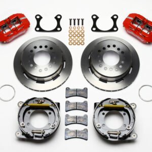 Wilwood Dynapro Low-Profile 11.00in P-Brake Kit - Red Big Ford 2.36in Offset
