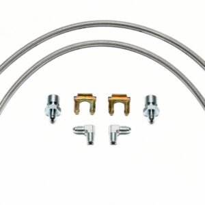 Wilwood Flexline Kit 22 inch 3/8-24 to 90 Degree