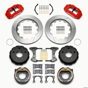 Wilwood Narrow Superlite 4R Rear P-Brk Kit 14.00in Red Big Ford 2.36in Off Bronco 5 x 5.50
