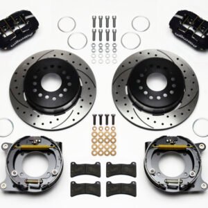 Wilwood Dynapro Low-Profile 11.00in P-Brake Kit Drilled 55-57 Chevy 2.34in Offset