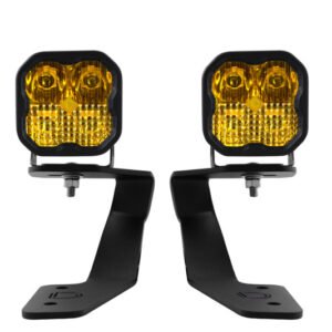 Diode Dynamics 18-21 Subaru Crosstrek Sport SS3 LED Ditch Light Kit - Yellow Combo