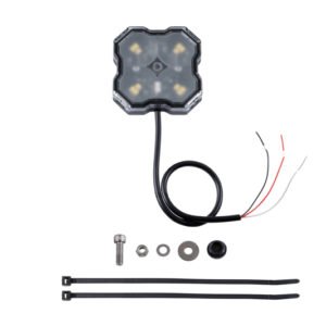 Diode Dynamics Stage Series Single Color LED Rock Light - White Diffused Hookup (one)